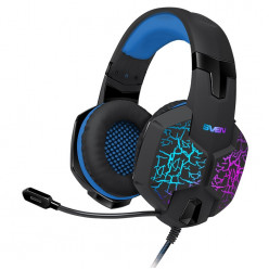 SVEN AP-U980MV, Gaming Headphones with microphone, sound 7.1, 7 colors dynamic backlight, Non-tangling cable with fabric braid, Cable length: 2.2m, USB